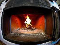Handbrot Ofen Feuer